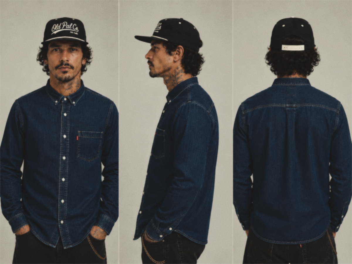 5 panel Pitch black/Aged white rope cap