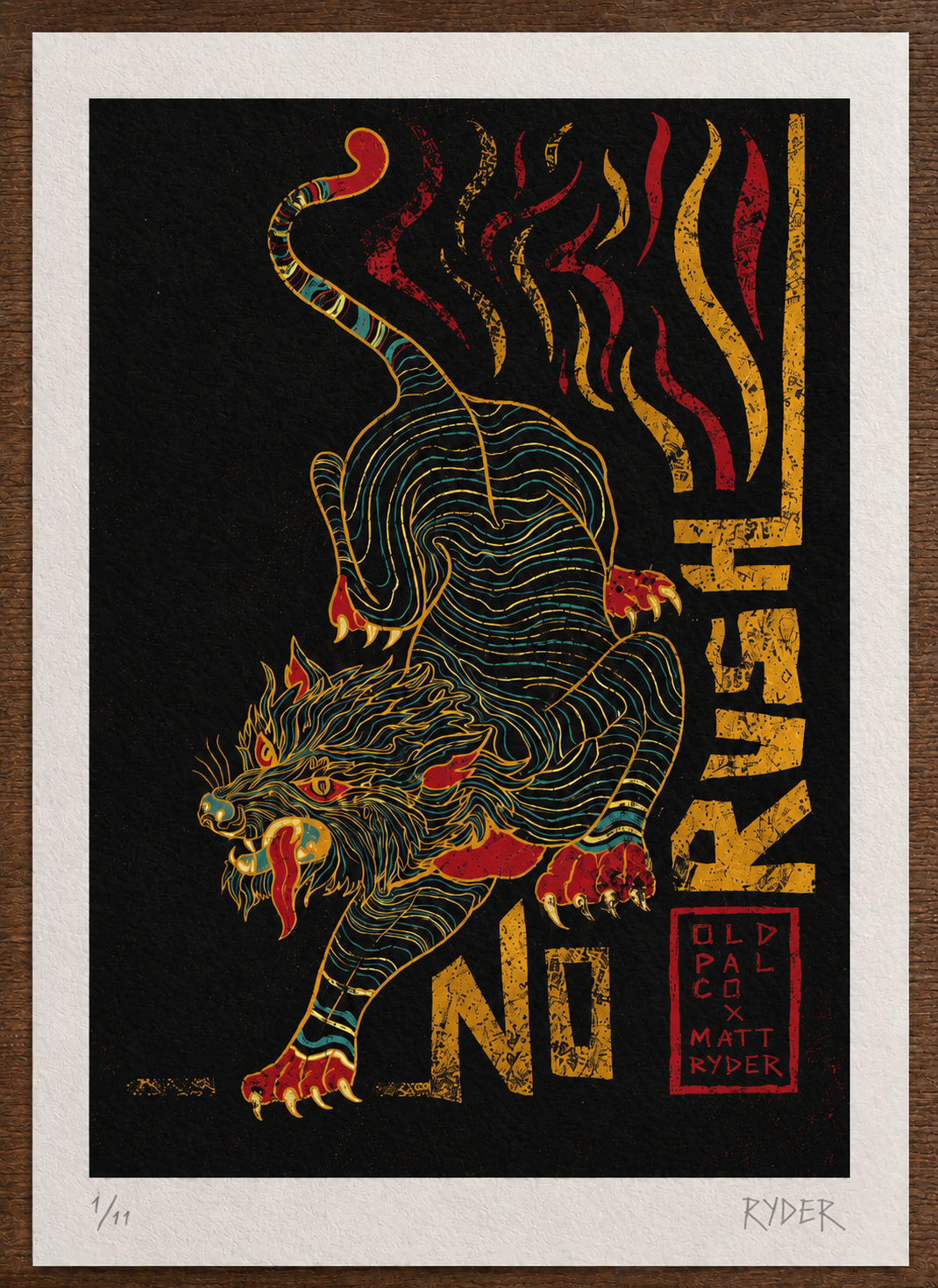 No Rush Ol' Red Eye - Limited edition print
