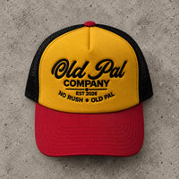 Old Pal Company Trucker - Mustard, Red & Black