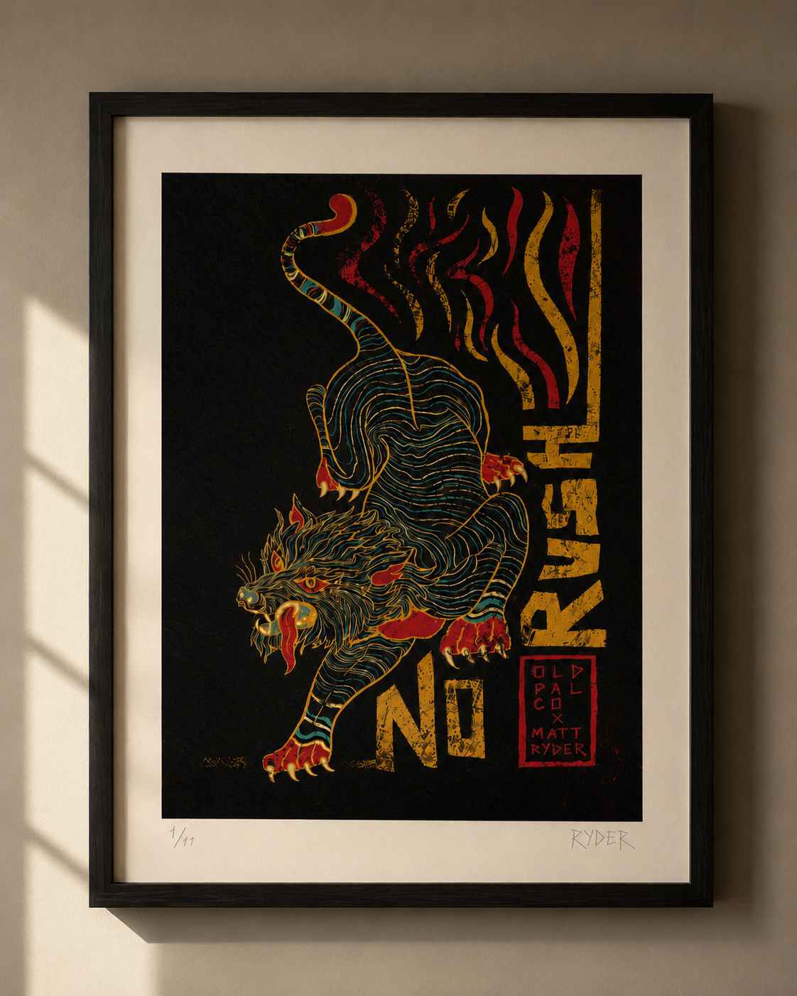 No Rush Ol' Red Eye - Limited edition print
