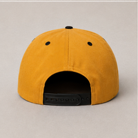 5 panel Mustard/Black rope cap